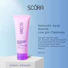 SCORA Salicylic Acid Gentle Low pH Cleanser Sabun Cuci Muka Oily Acne Prone Skin Friendly