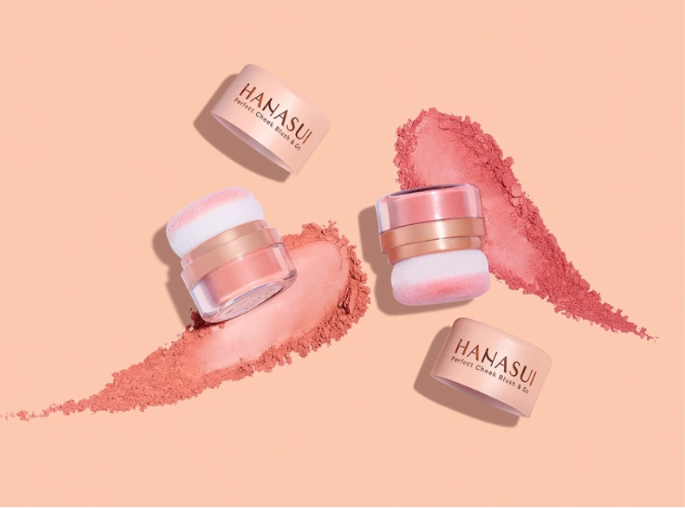 HANASUI Perfect Cheek Blush & Go 2.5g | Powder Blush On | Perona Wajah | BPOM