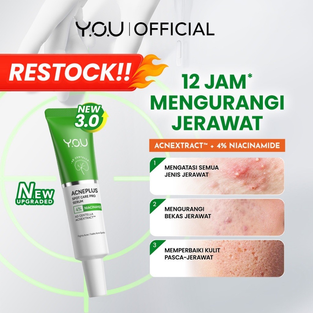 YOU AcnePlus Spot Care Pro Serum Obat Totol Jerawat B5 Barrier