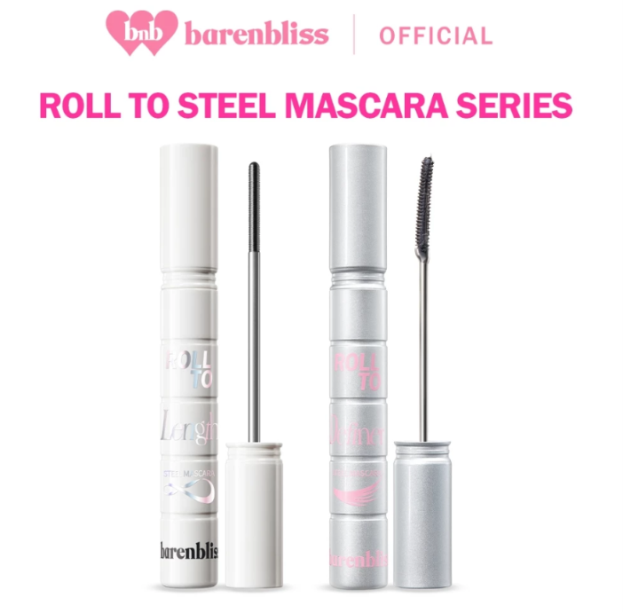 BNB Barenbliss Roll to Length & Roll to Definer Steel Mascara 6g Maskara Besi Iron Mascara Waterproof Sweatproof